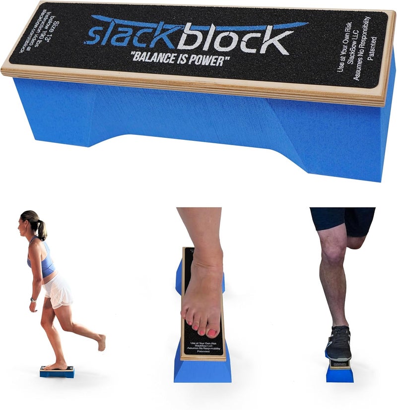 SlackBow SlackBlock Athletic Balance Trainer – Improve Balance, Stability, and Athletic Performance – Condition Your Body and Prevent Injury - Compact and Portable - Image 1